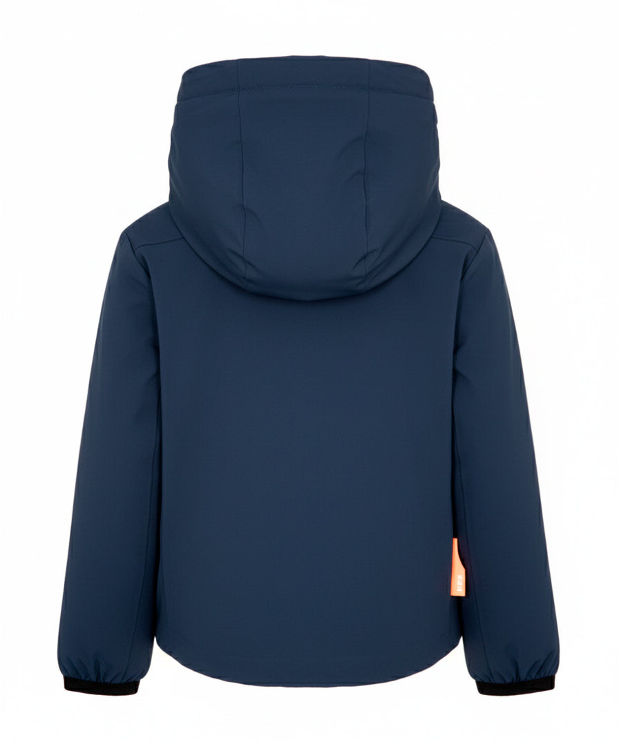 SUNS Kids Giubbotto Blu con Cappuccio e Interno in Pelliccia per Neonati