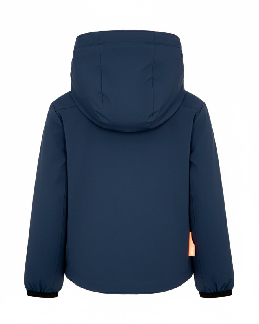 SUNS Kids Giubbotto Blu con Cappuccio e Interno in Pelliccia per Neonati