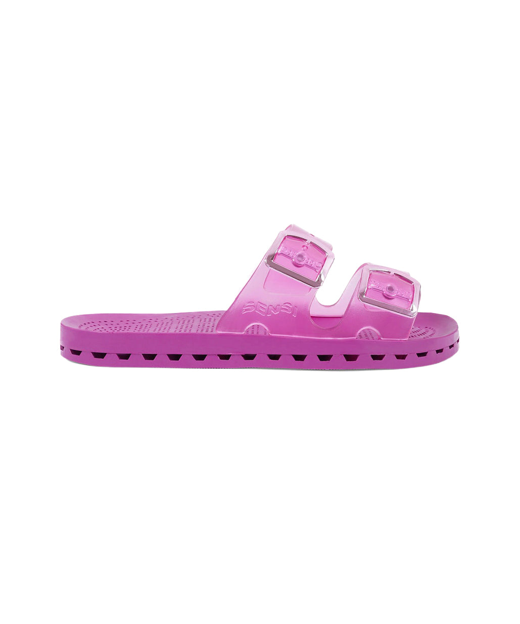 Sensi Kids Jelly Sandalo Magenta Doppia Fascia per Bambine (lato)
