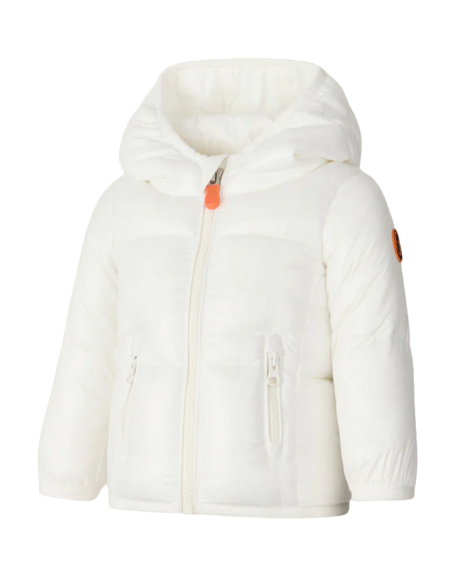 Save The Duck Kids Piumino Imbottito Unisex Off White per Neonati