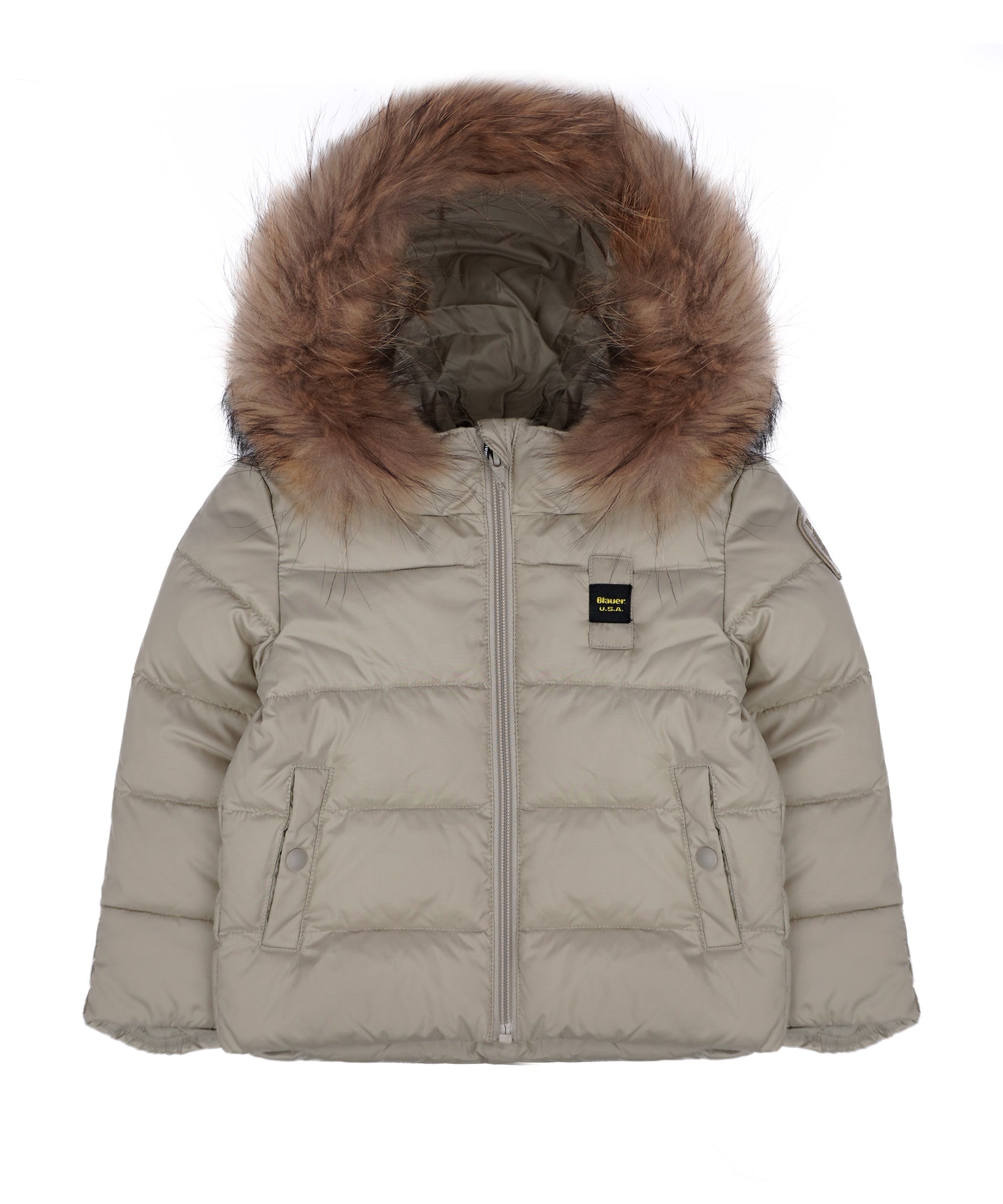 Blauer Kids Giubbino con Cappuccio e Pelliccia Armony Baby per Neonati