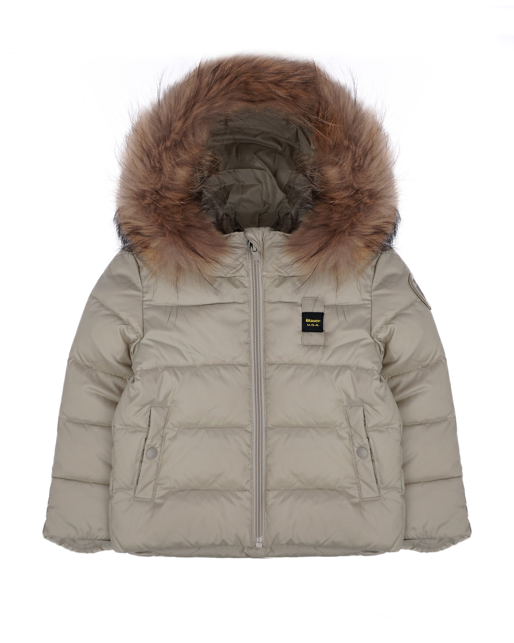 Blauer Kids Giubbino con Cappuccio e Pelliccia Armony Baby per Neonati