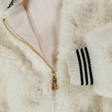 Twinset Kids Bomber in Eco-Pelliccia per Bambine