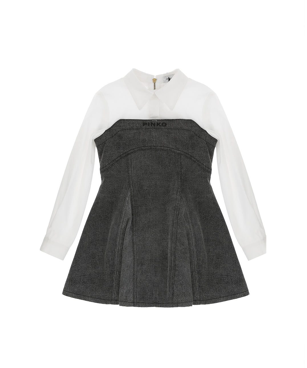 Pinko Kids Abito in Denim per Bambine