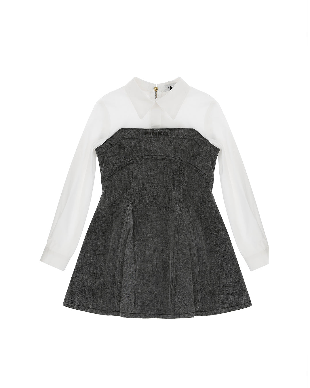 Pinko Kids Abito in Denim per Bambine