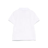 Moschino Kids Polo Bianca con Stampa Toy per Neonati