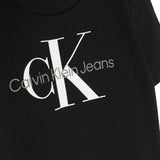 Calvin Klein Kids Black Logo Print T-Shirt for Babies