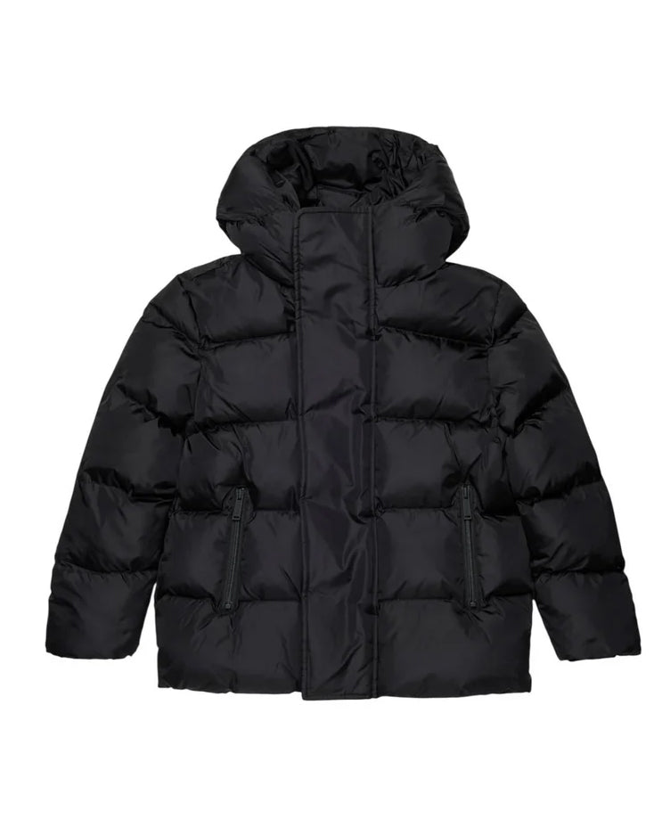 Dsquared2 Kids piumino Nero con Cappuccio e Logo Interno per Bambini