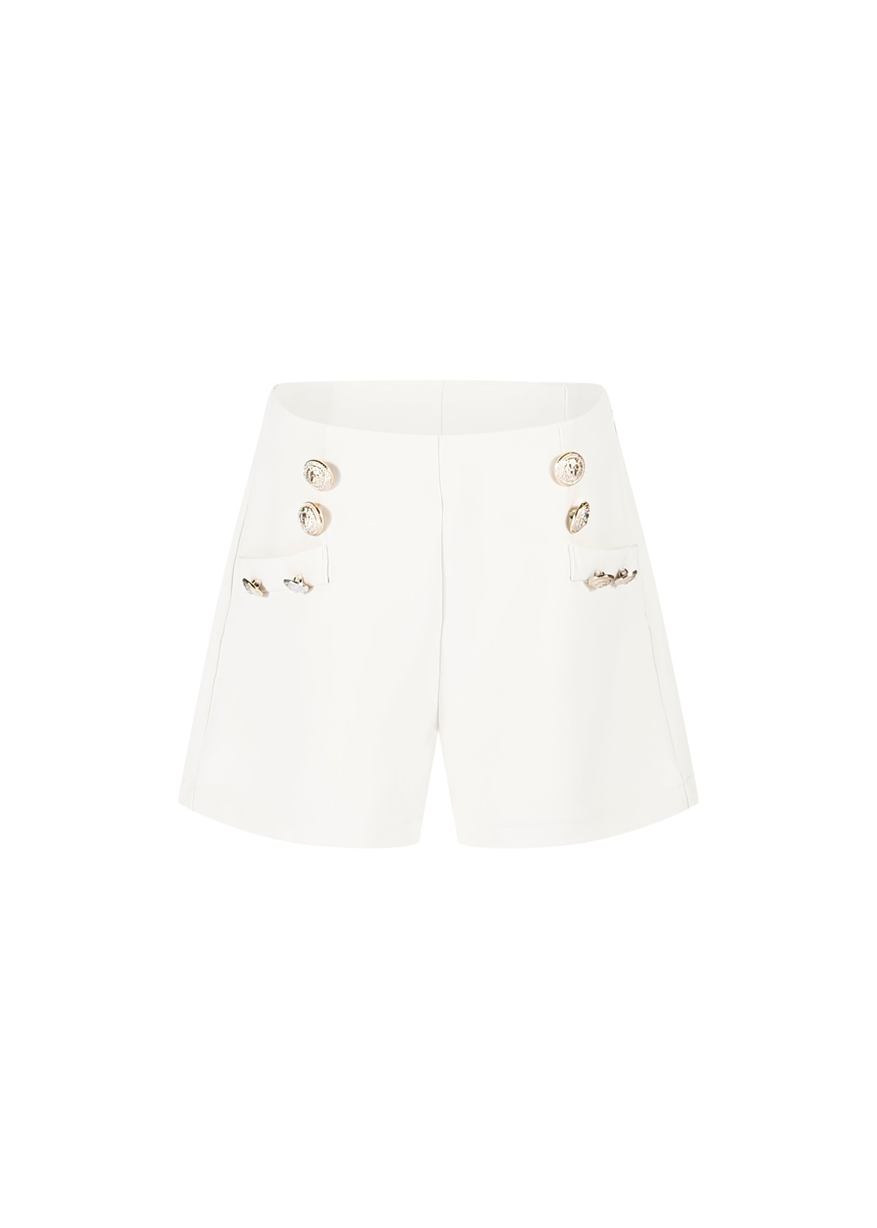Odi Et Amo Short Bianco per Bambine