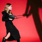 Diesel Kids Tte Dsl 3d Black Bag for Girls