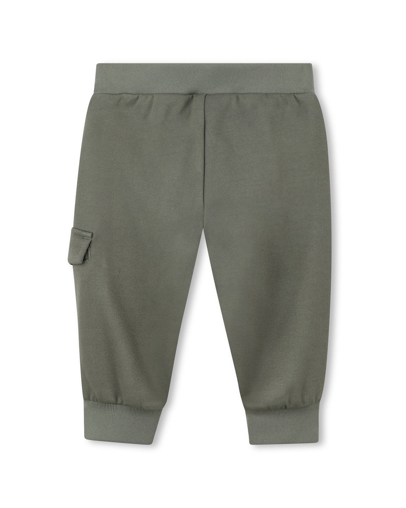 Boss Kids Pantalone Verde con Elastico per Neonati