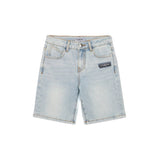 Iceberg Kids Bermuda Denim con Patch Logo per Neonati