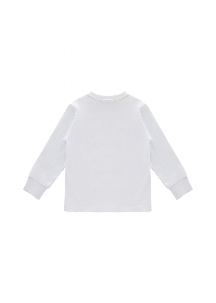 Iceberg Kids T-shirt Maniche Lunghe con Stampa per Neonati (retro)