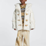 Dsquared2 Kids Montone Montgomery Panna per Bambini