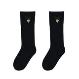 Angel's Face Black Socks Charming for Baby Girls