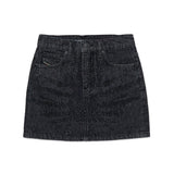 Diesel Kids Gonna Nera Denim Hotfix per Bambine