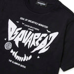 Dsquared2 Kids T-shirt Nera Horror per Bambini