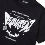 Dsquared2 Kids T-shirt Nera Horror per Bambini