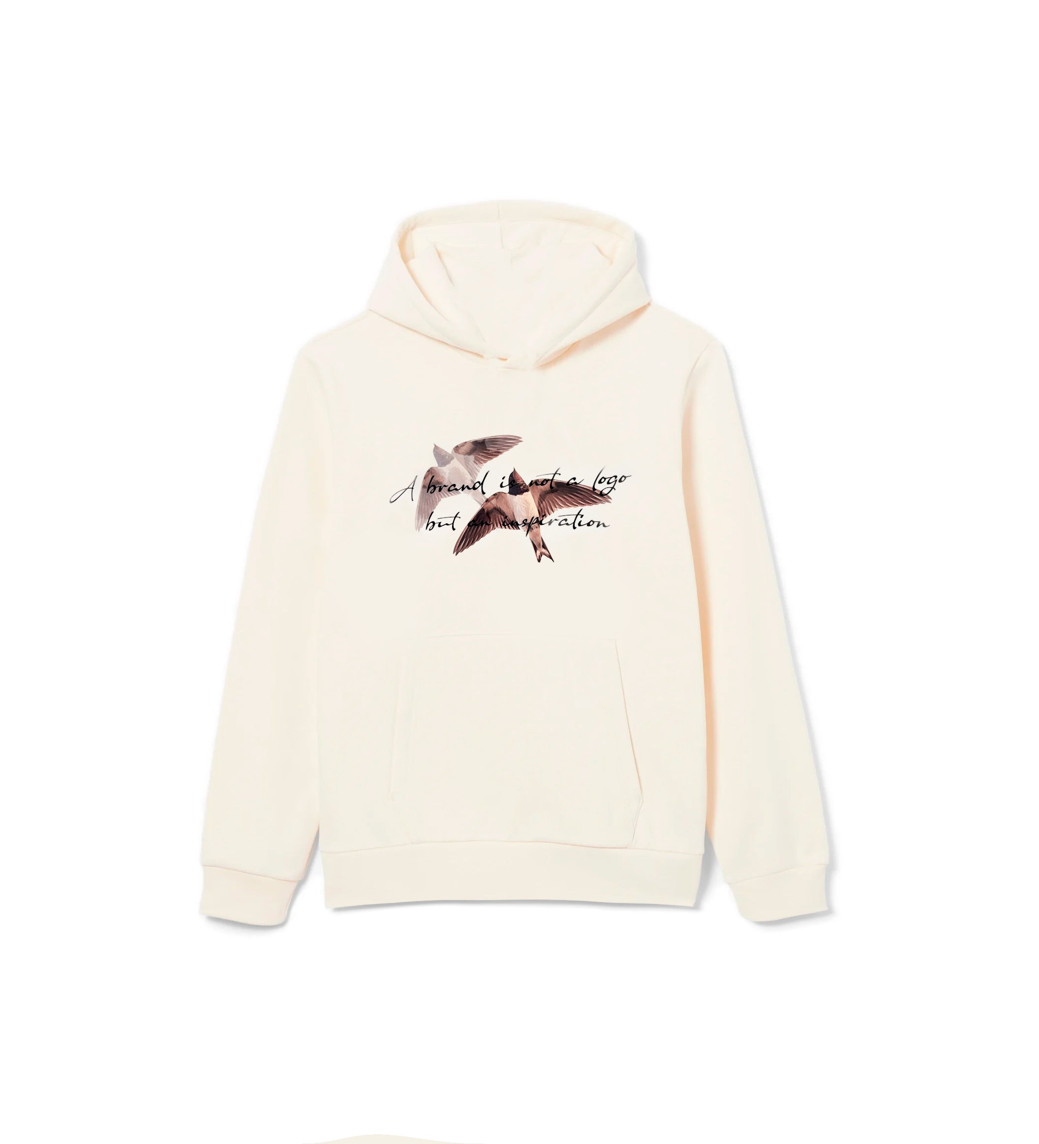 I'M Brian Kids Felpa Panna con Cappuccio con Stampa per Bambini