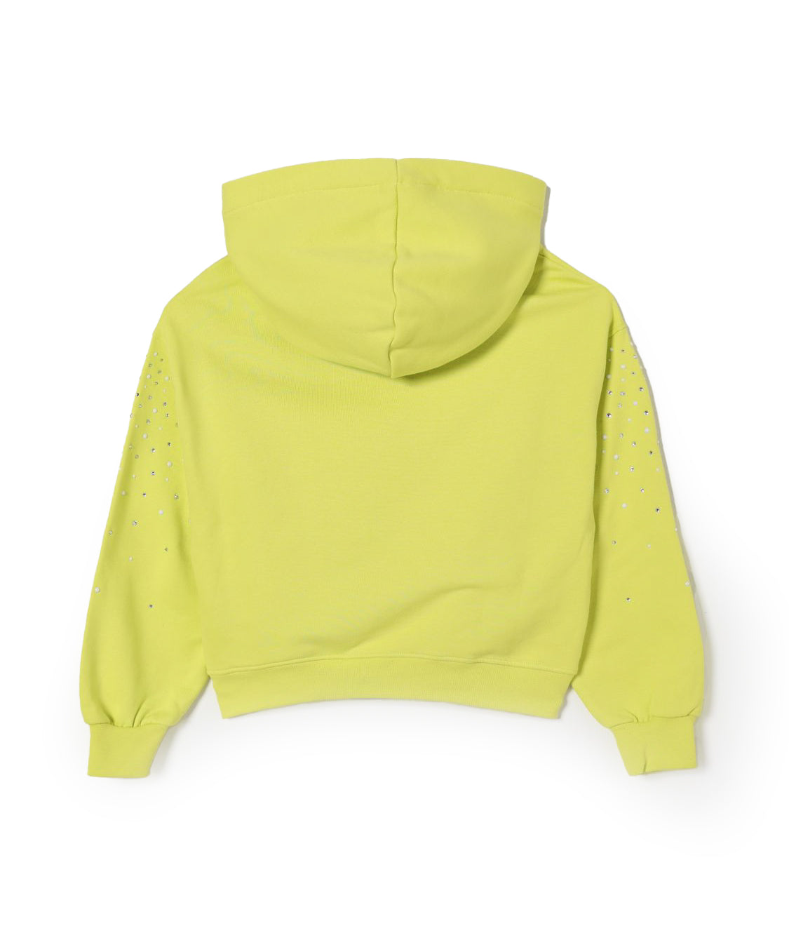 Barrow Kids Felpa con Cappuccio Logo Di Strass per Bambine