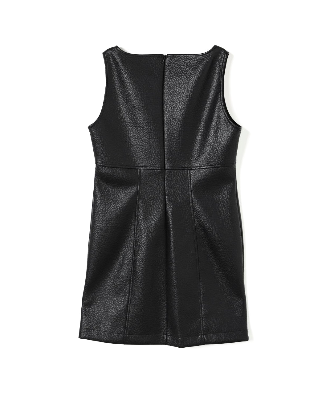 Elisabetta Franchi La Mia Bambina Abito Nero in Eco Pelle per Bambine
 (retro)