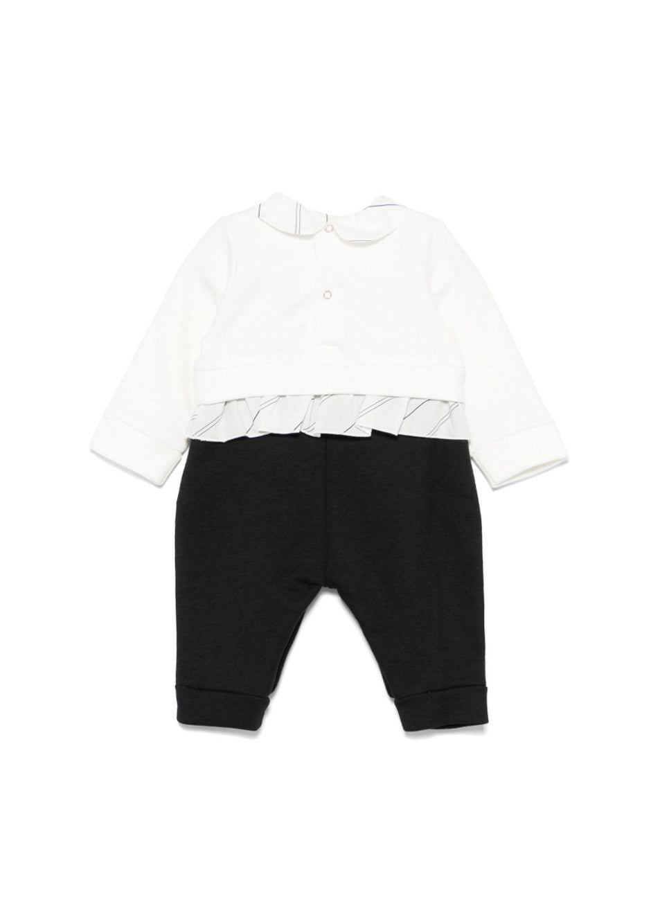 Elisabetta Franchi La Mia Bambina Tutina Nero/Avorio per Neonate