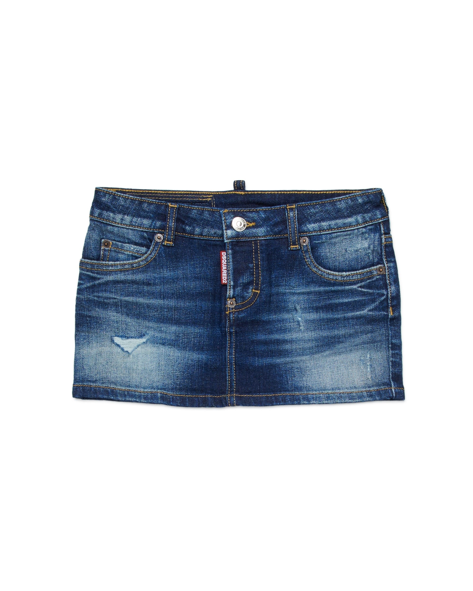 Dsquared2 Kids Minigonna Denim per Bambine