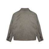 I'M Brian Kids Camicia Tortora con Tasca Frotale e Logo