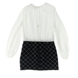 Elisabetta Franchi La Mia Bambina Abito Avorio/Burro con Monogram per Bambine