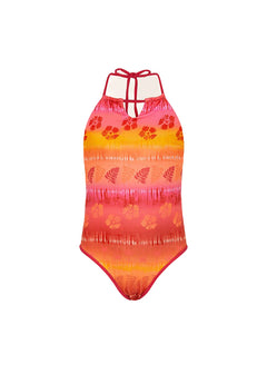 Effek Costume Monokini Fantasia Italian Vacations Reversibile per Bambine