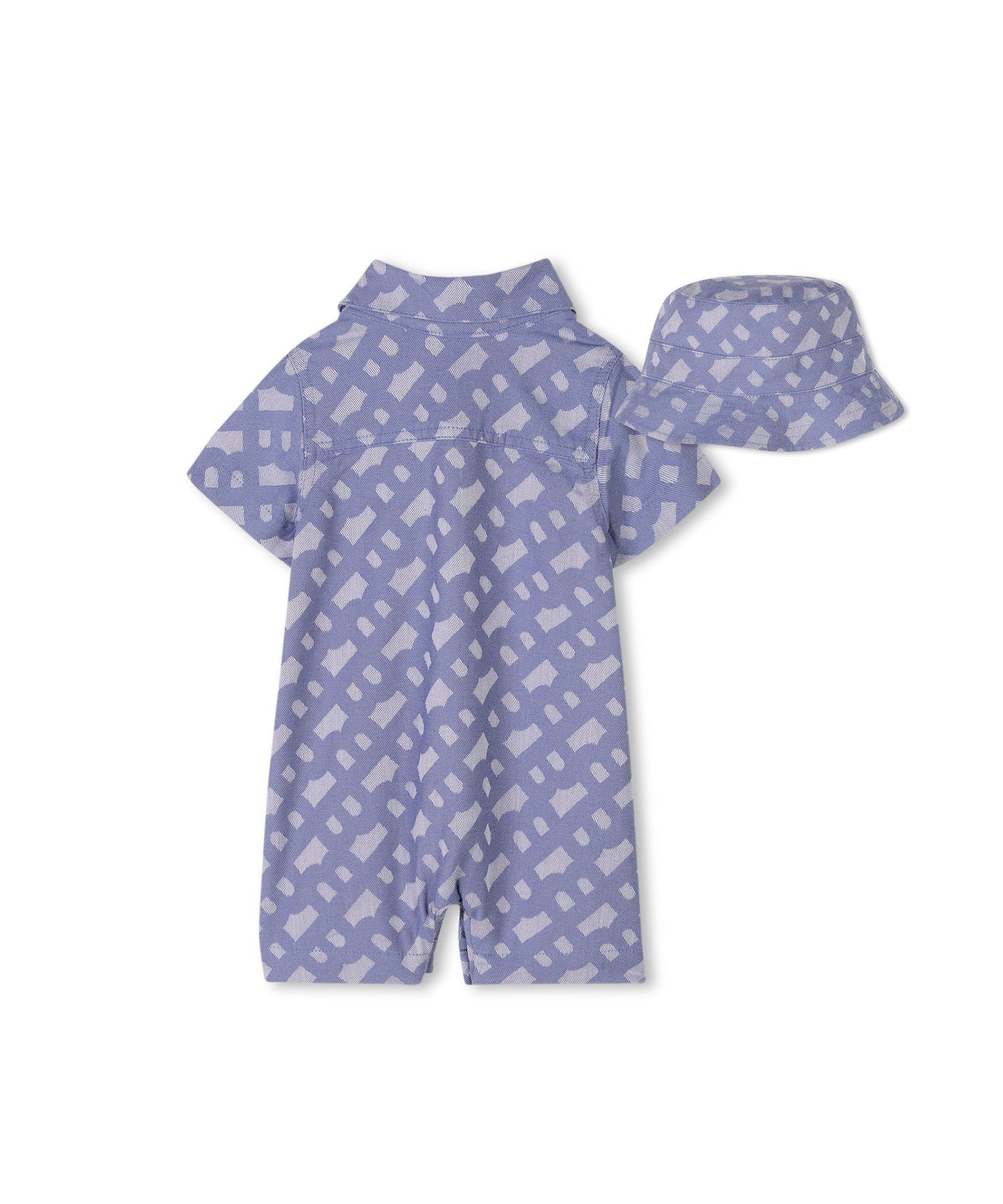 Boss Kids Pagliaccetto con Cappellino Blu BB per Neonati (retro)