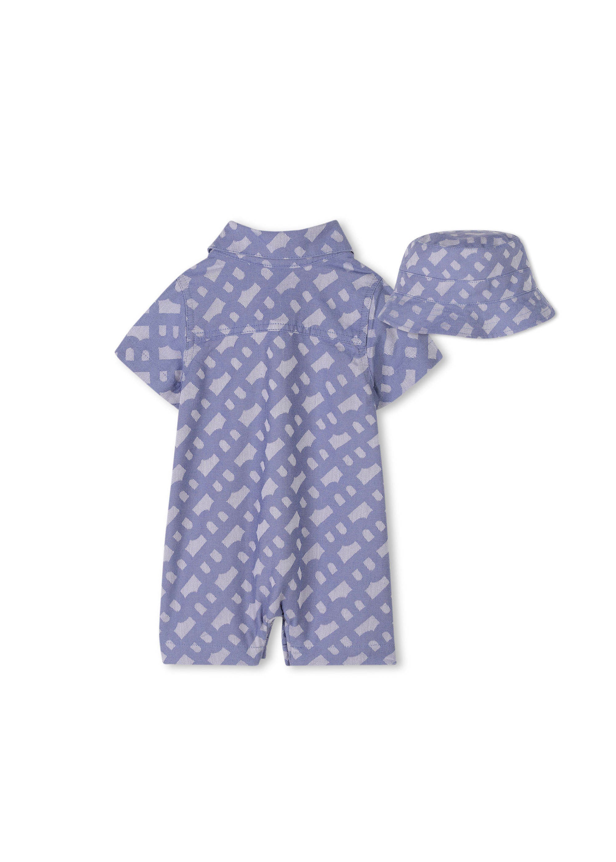 Boss Kids Pagliaccetto con Cappellino Blu BB per Neonati (retro)