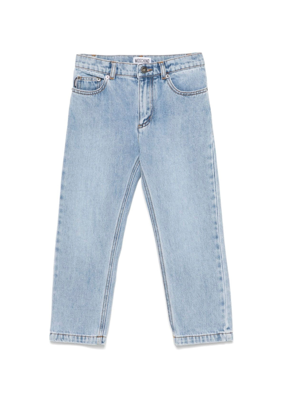 Moschino Kids Jeans in Denim Slim Fit per Bambini