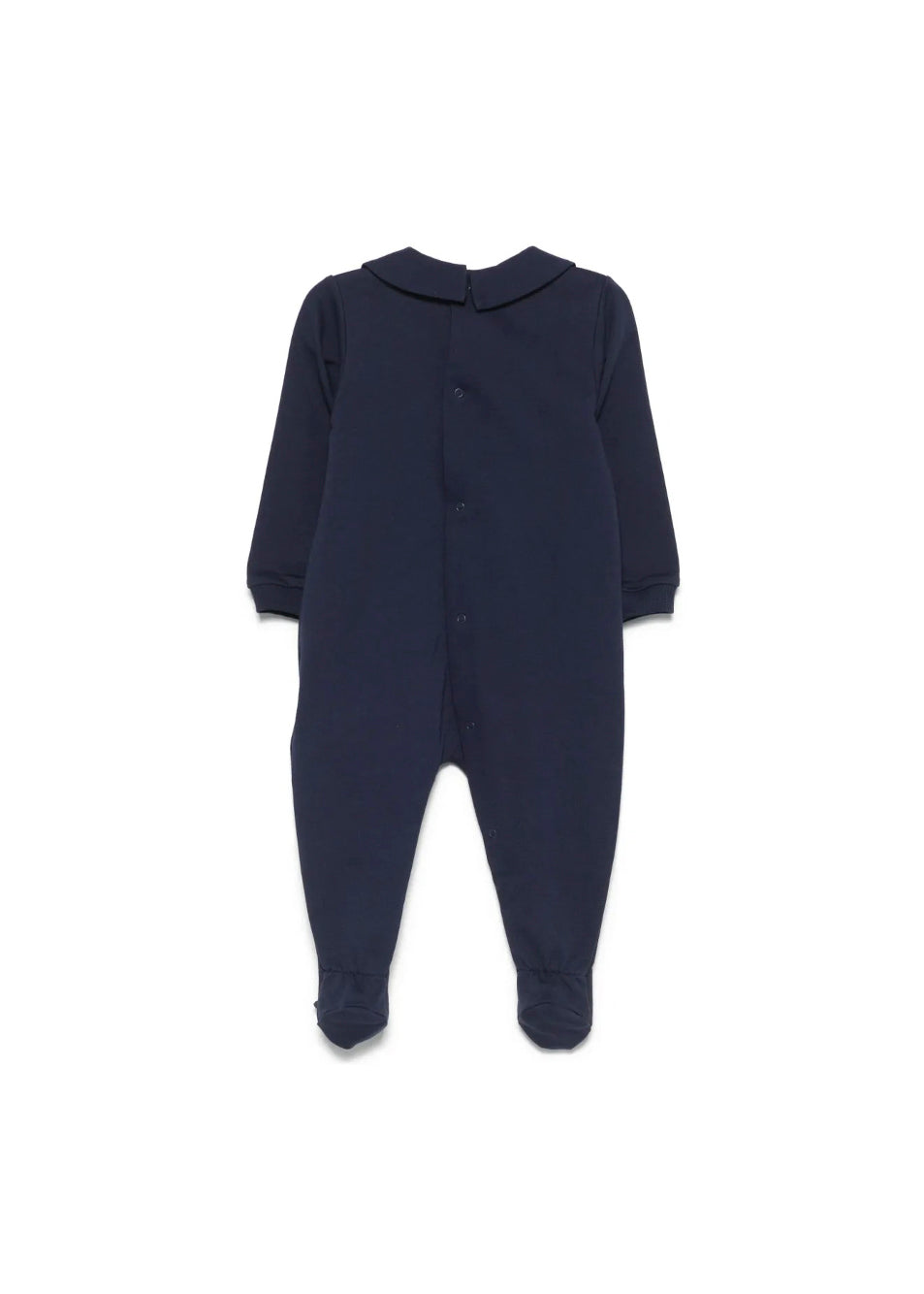 Moschino Kids Tutina Blu Navy con Logo Teddy Bear per Neonati