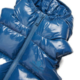 Dsquared2 Kids Giubbino Smanicato Puffer Lavagna con Maple Leaf per Bambini