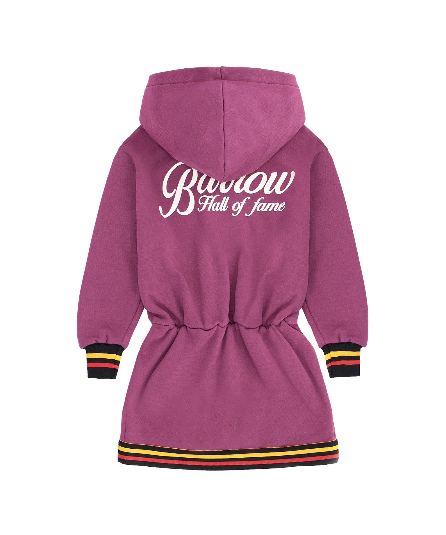 Barrow Kids Abito con Cappuccio Amaranto per Bambine