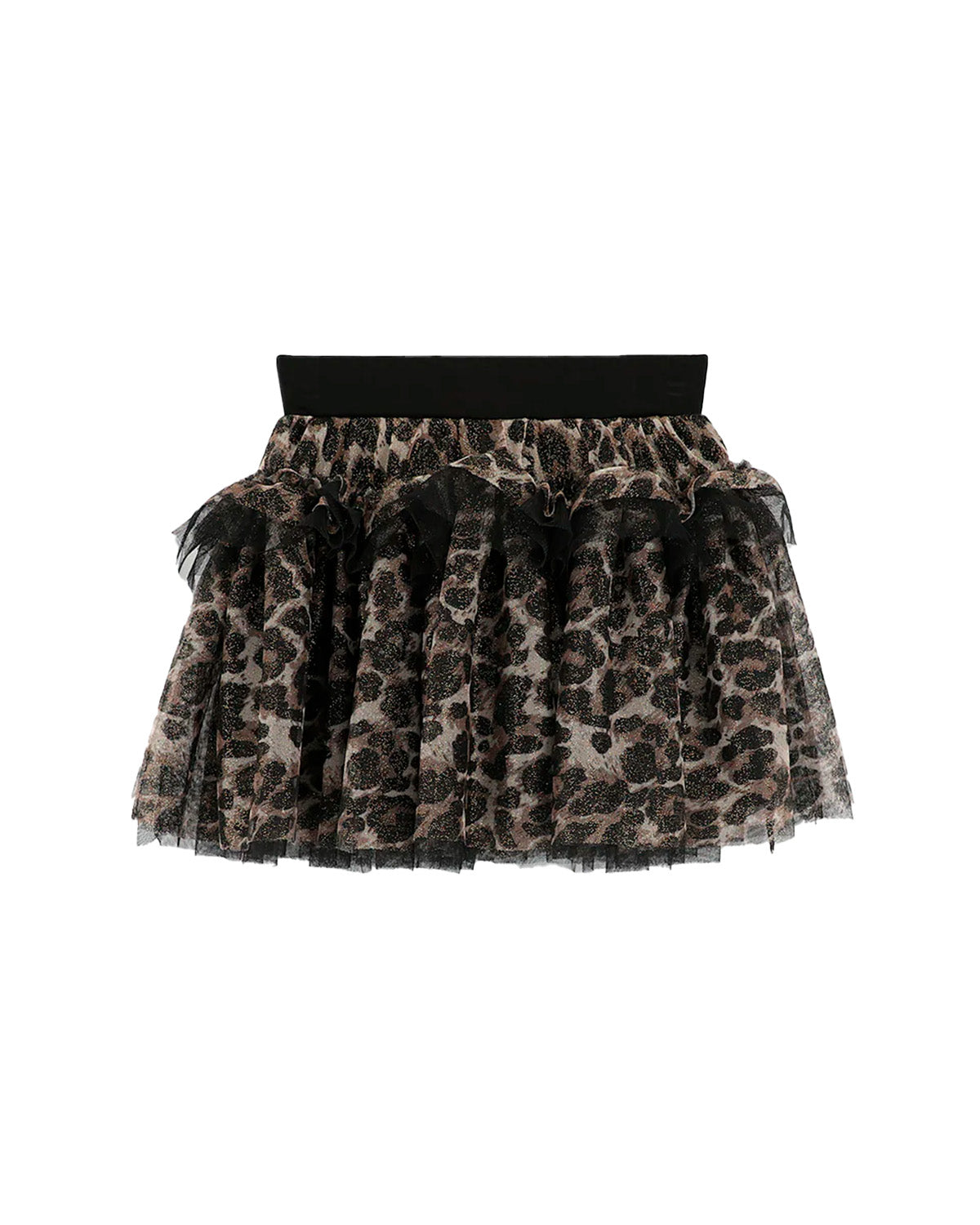 Angel's Face Gonna Leopardata nera per Bambine