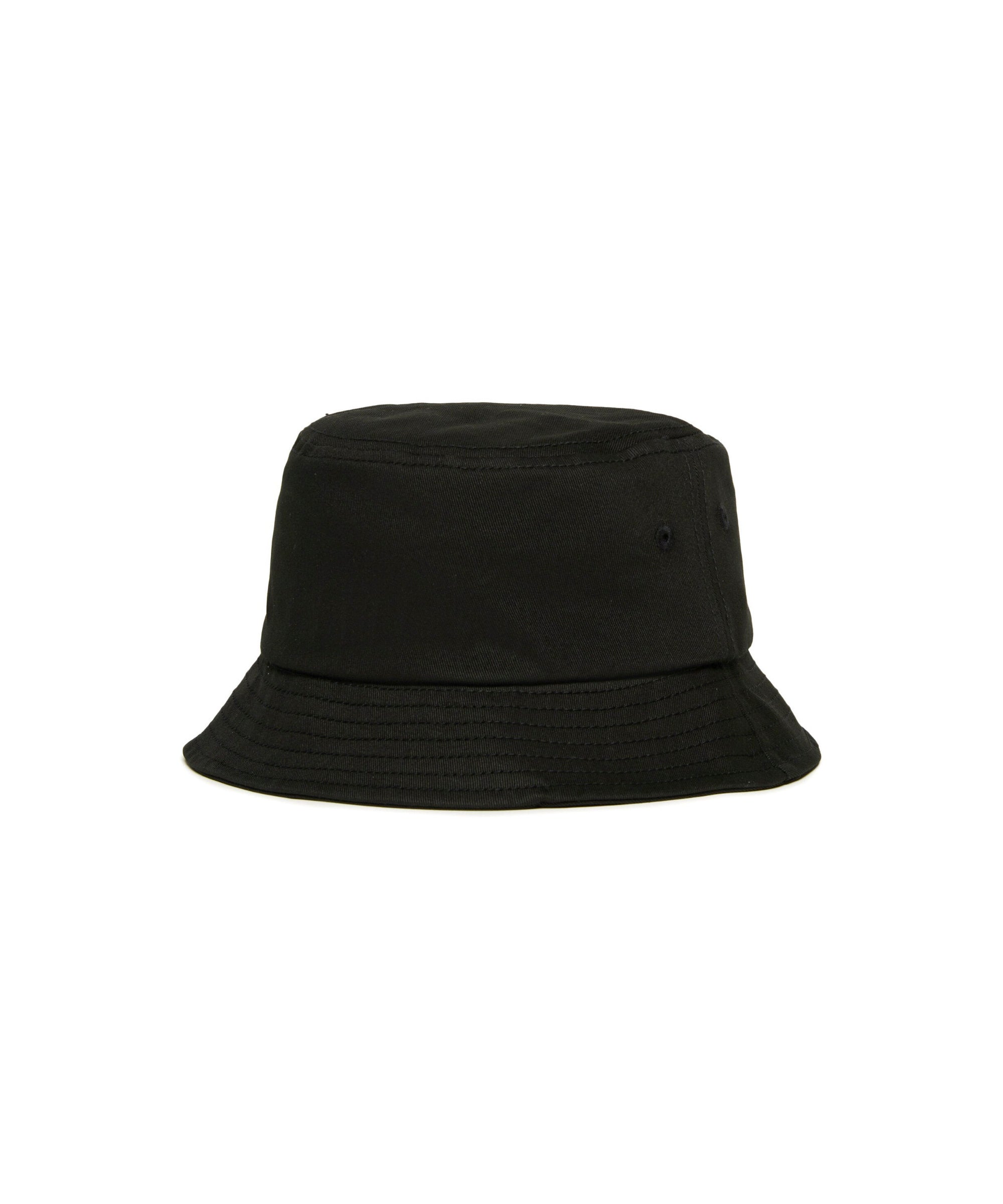 Diesel Kids Cappello Bucket Nero con Logo per Bambini