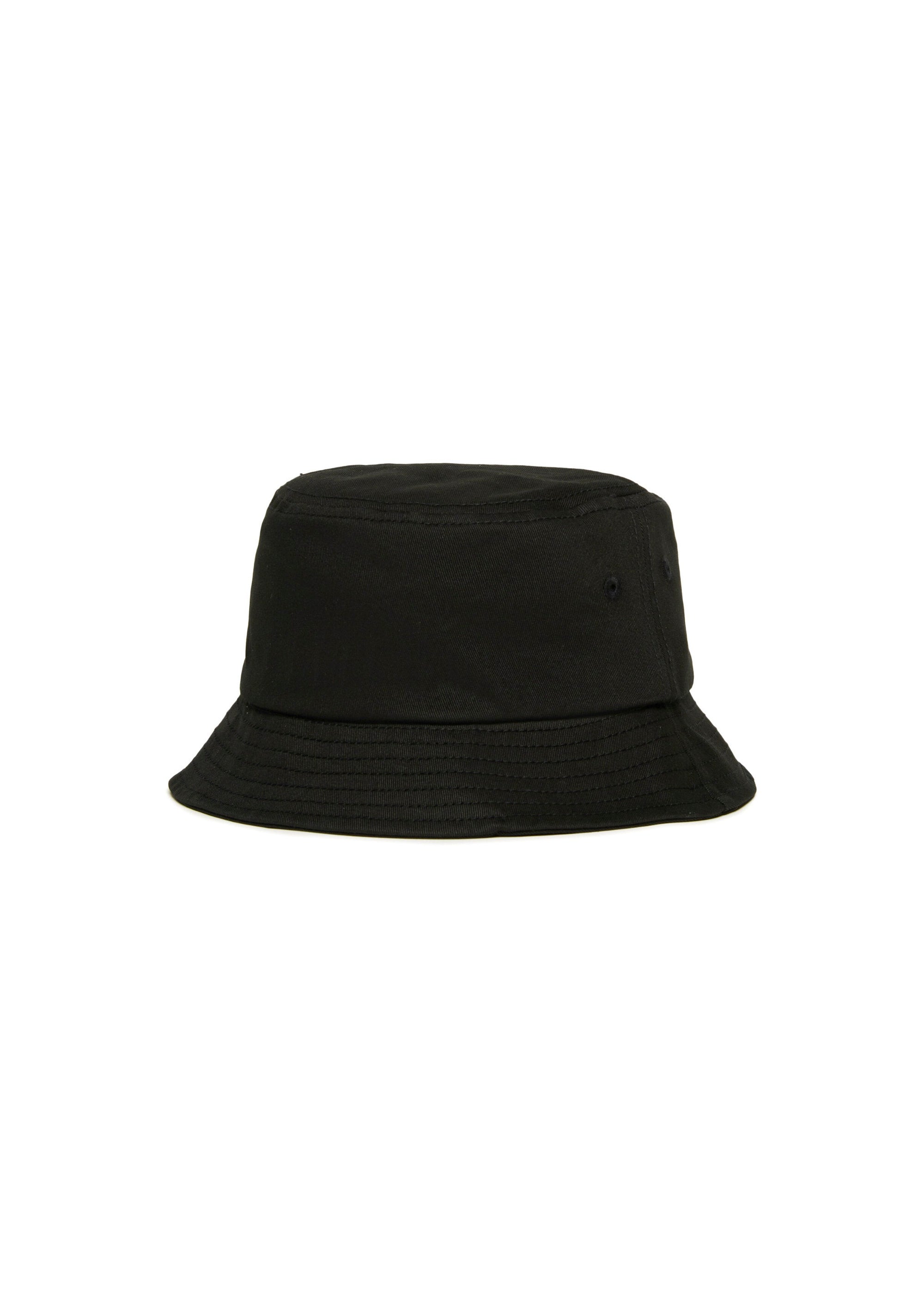 Diesel Kids Cappello Bucket Nero con Logo per Bambini