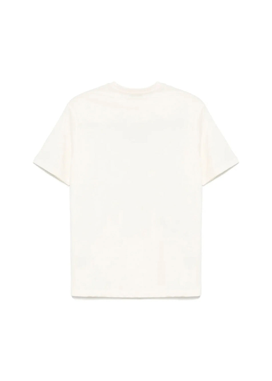 MSGM Kids T-shirt Crema con Stampa per Bambini retro