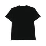 Elisabetta Franchi La Mia Bambina T-shirt Nera con Logo per Bambine