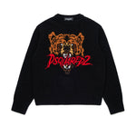 Dsquared2 Maglione Nero con Intarso Bear per Bambini