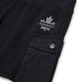 Dsquared2 Kids Gonna Cargo Nera Maple Leaf per Bambine