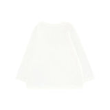 Moschino Kids T-shirt Panna con Logo per Neonati