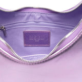 MSGM Kids Borsa a Spalla Rosa Effetto Metallizzato per Bambine (dettaglio)