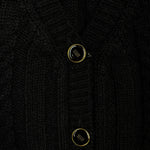 Elisabetta Franchi La mia Bambina Cardigan Nero per Neonate