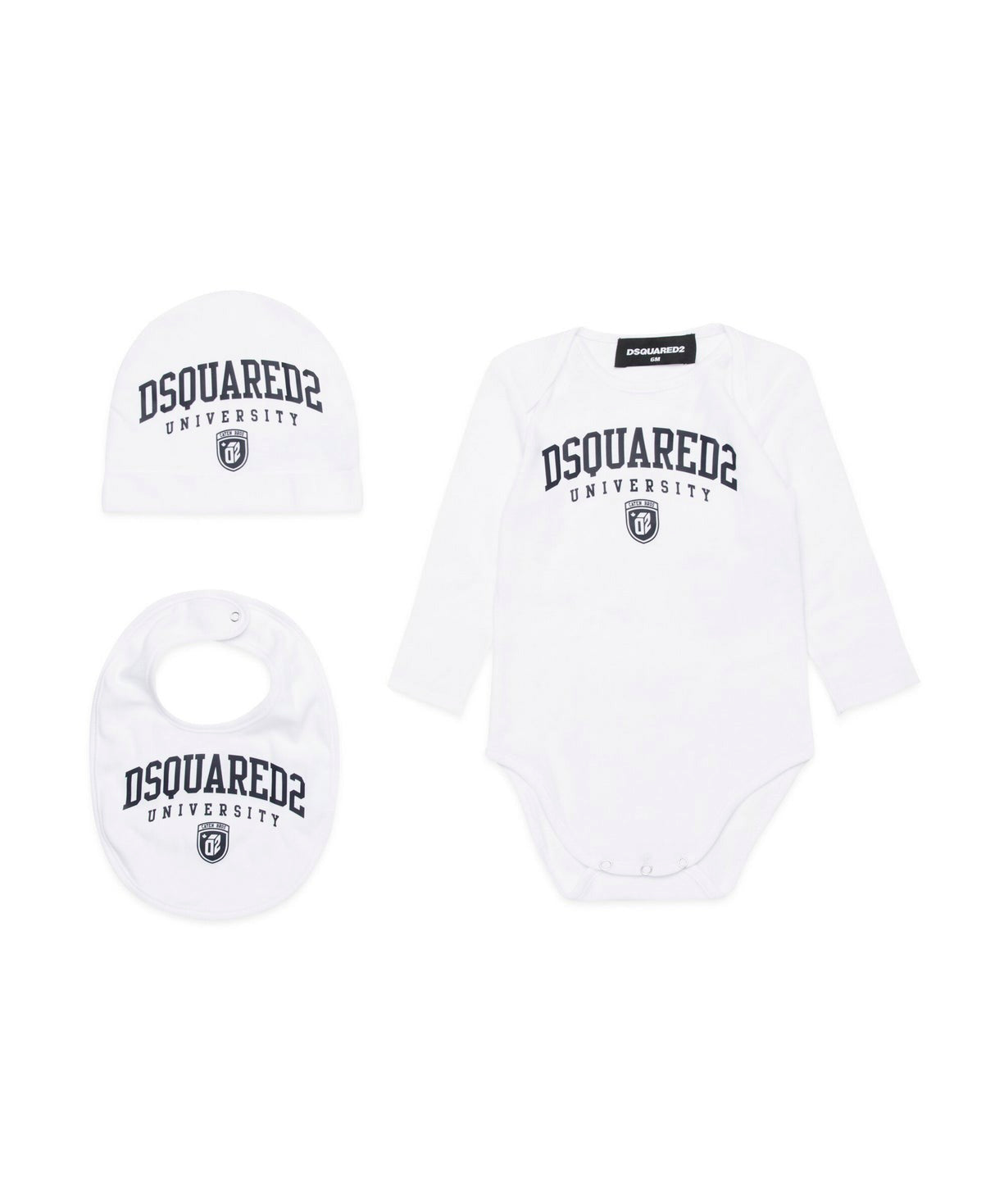 Dsquared2 Kids Set Nascita Bianco per Neonati