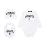 Dsquared2 Kids Set Nascita Bianco per Neonati