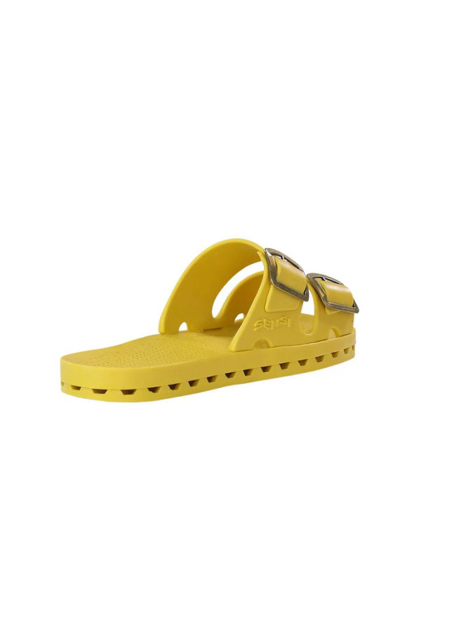 Sensi Kids City Sandalo Giallo Doppia Fascia per Bambine
