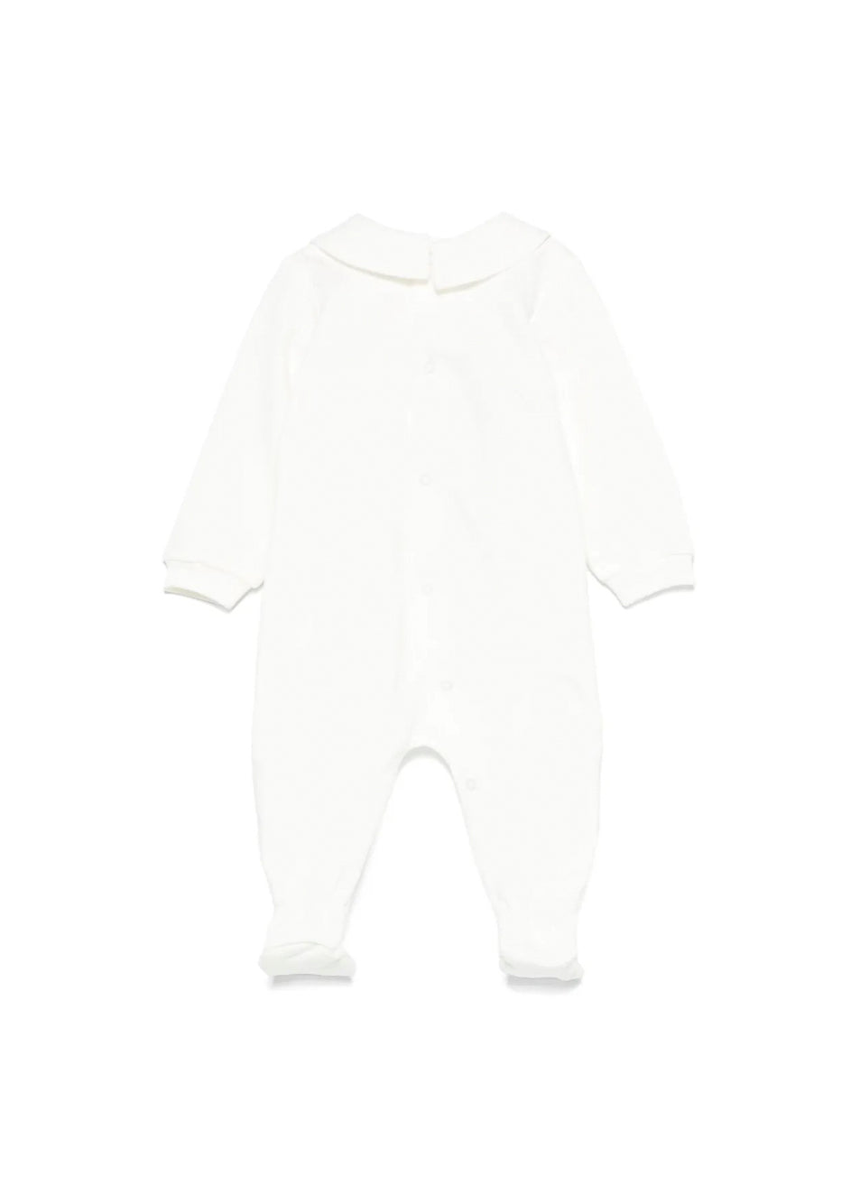 Moschino Kids Tutina Panna con Logo Teddy Bear per Neonati (retro)